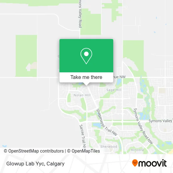 Glowup Lab Yyc map