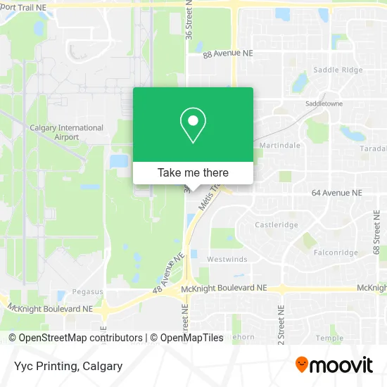 Yyc Printing map