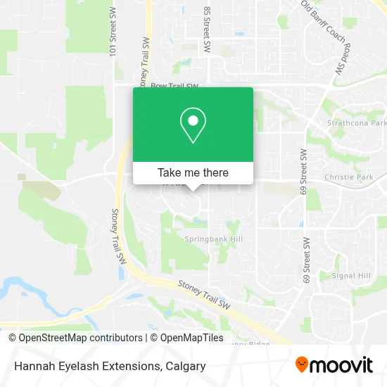 Hannah Eyelash Extensions map