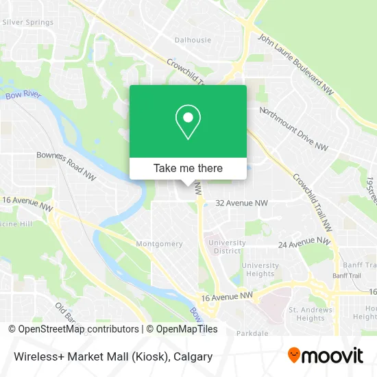 Wireless+ Market Mall (Kiosk) map