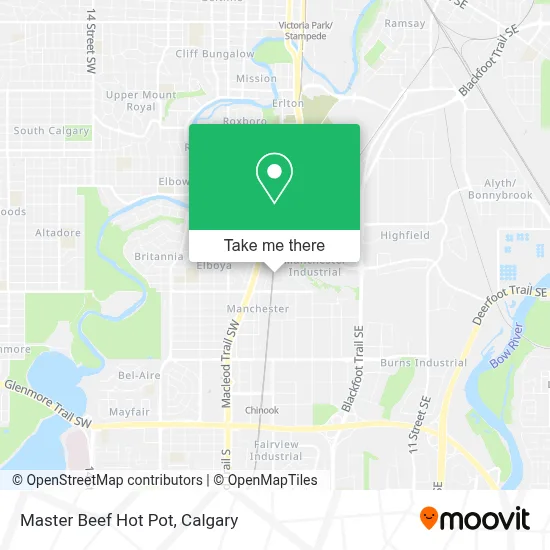 Master Beef Hot Pot map