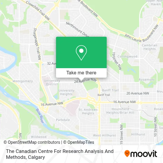 The Canadian Centre For Research Analysis And Methods map