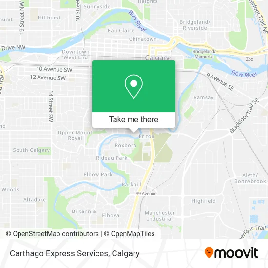 Carthago Express Services map
