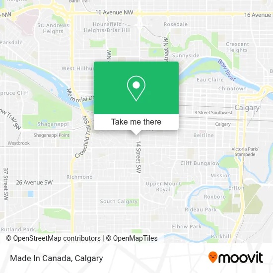 Made In Canada map