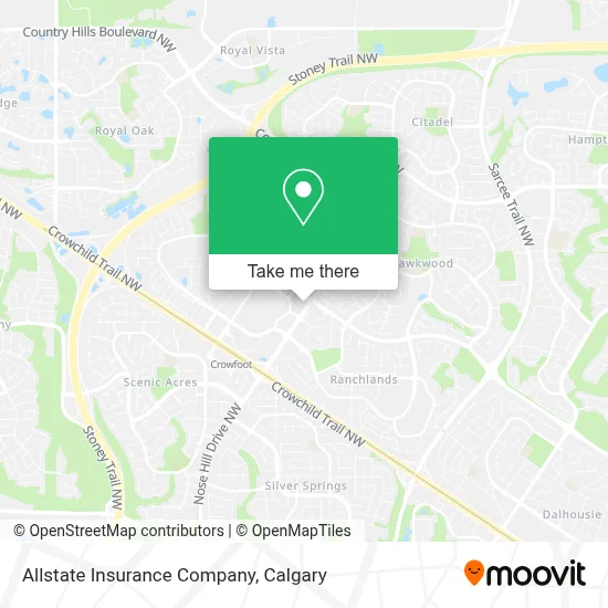 Allstate Insurance Company map