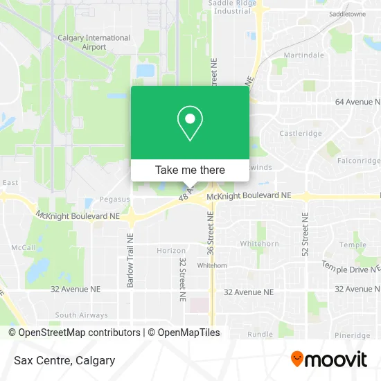 Sax Centre map