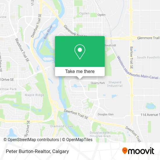Peter Burton-Realtor map