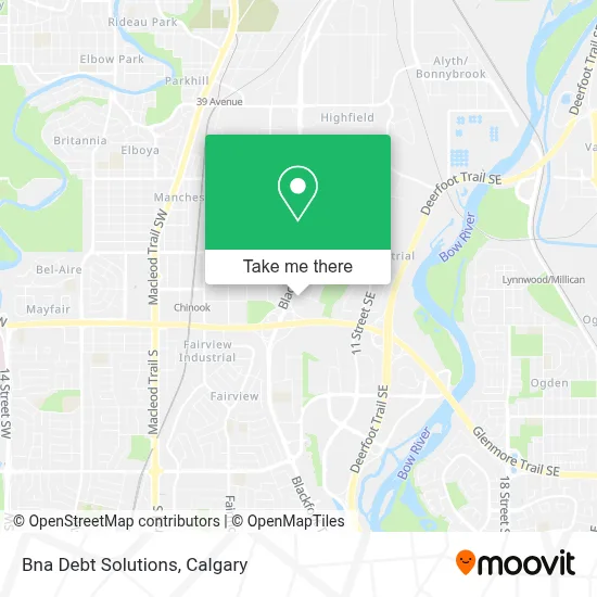 Bna Debt Solutions map