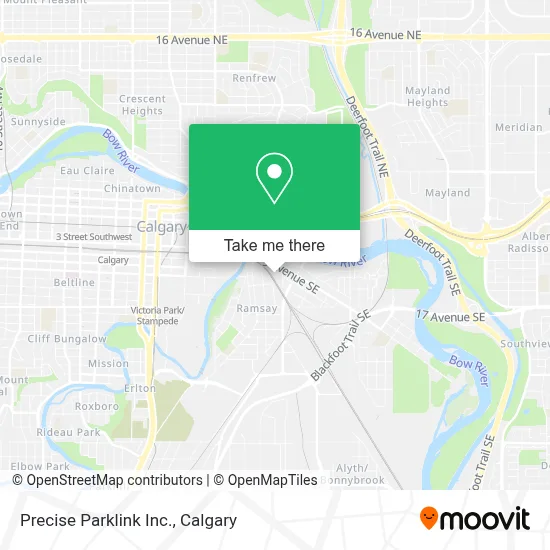 Precise Parklink Inc. map