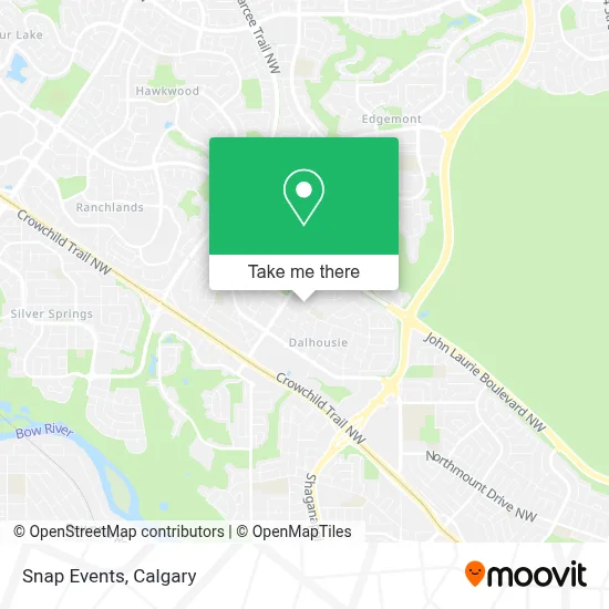 Snap Events map