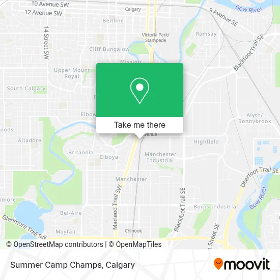 Summer Camp Champs map