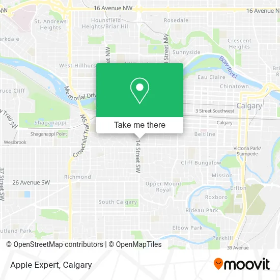 Apple Expert map