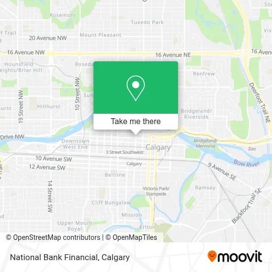 National Bank Financial map