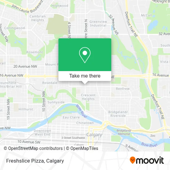 Freshslice Pizza map