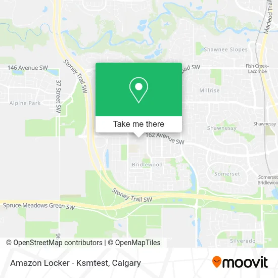 Amazon Locker - Ksmtest map