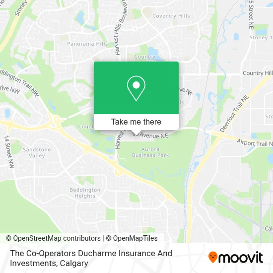 The Co-Operators Ducharme Insurance And Investments map