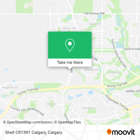 Shell C81391 Calgary map