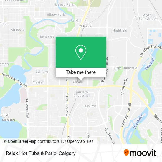 Relax Hot Tubs & Patio map