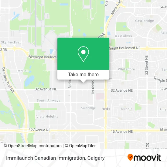 Immilaunch Canadian Immigration map