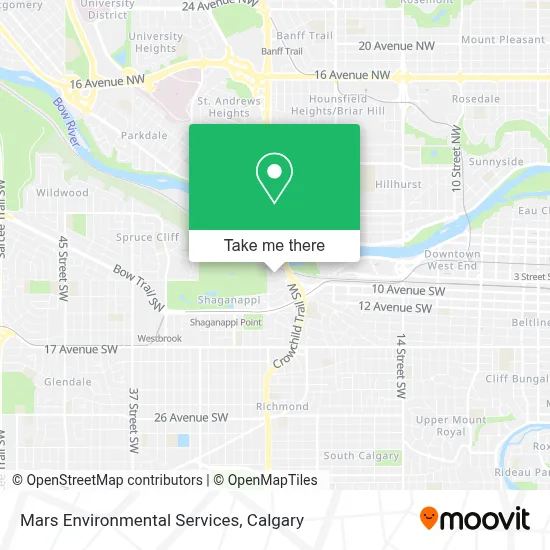 Mars Environmental Services map
