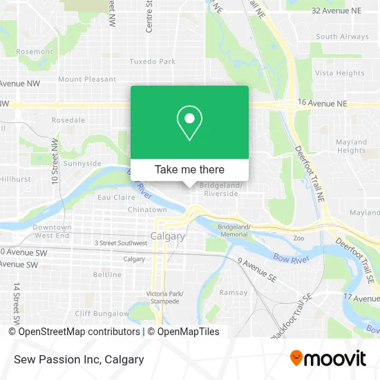Sew Passion Inc map