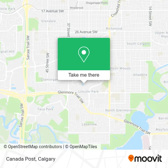 Canada Post map