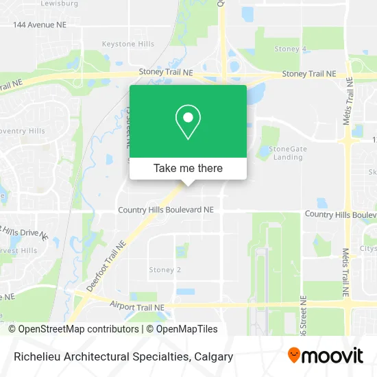 Richelieu Architectural Specialties map