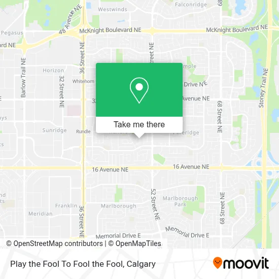Play the Fool To Fool the Fool map
