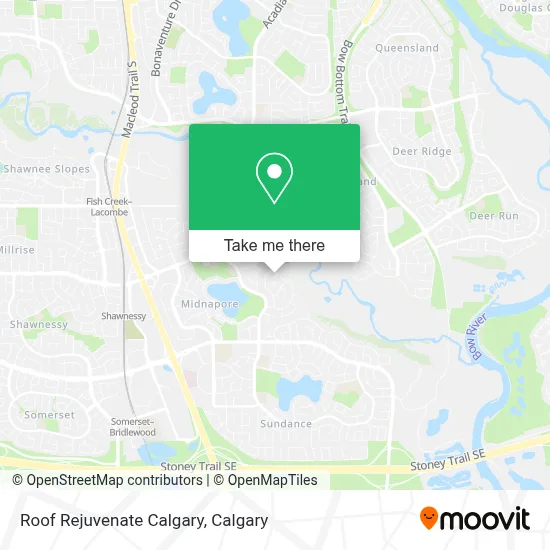 Roof Rejuvenate Calgary map