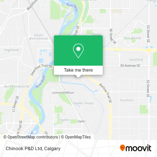 Chinook P&D Ltd map