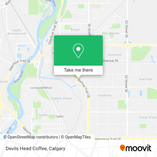 Devils Head Coffee map