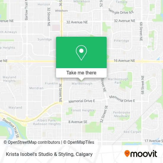 Krista Isobel's Studio & Styling map
