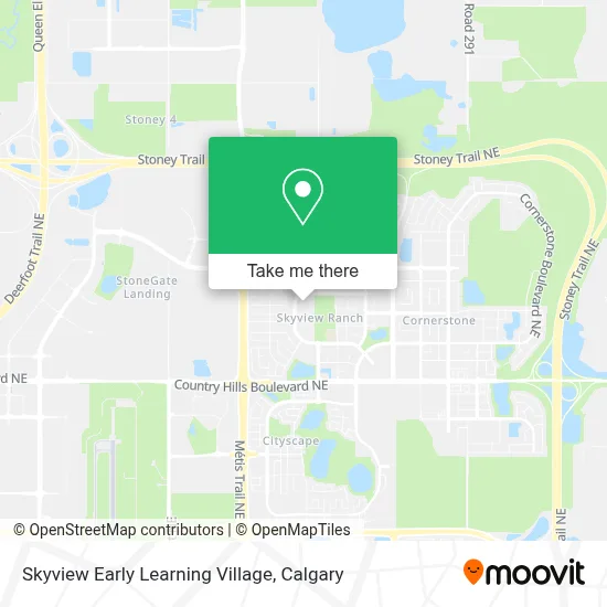 Skyview Early Learning Village map