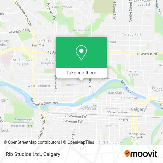 Rib Studios Ltd. map