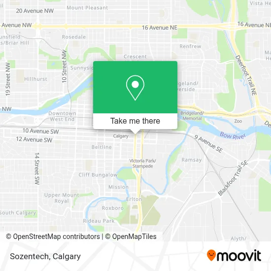 Sozentech map