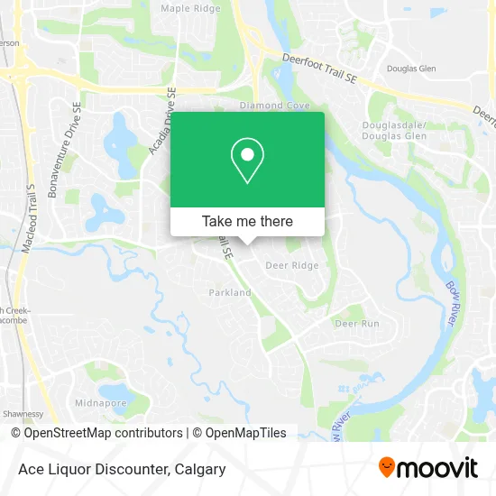 Ace Liquor Discounter map