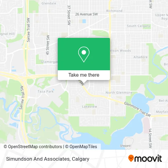 Simundson And Associates map