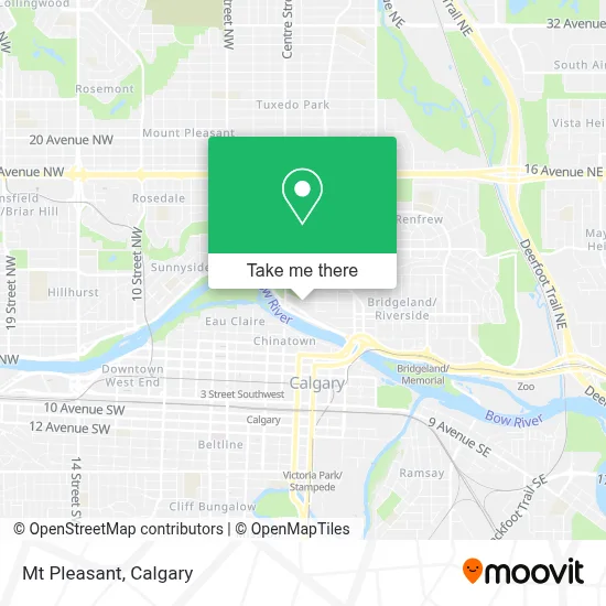 Mt Pleasant map