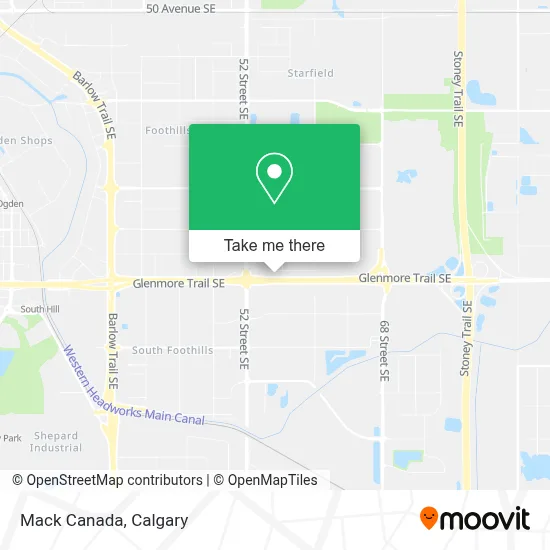 Mack Canada map