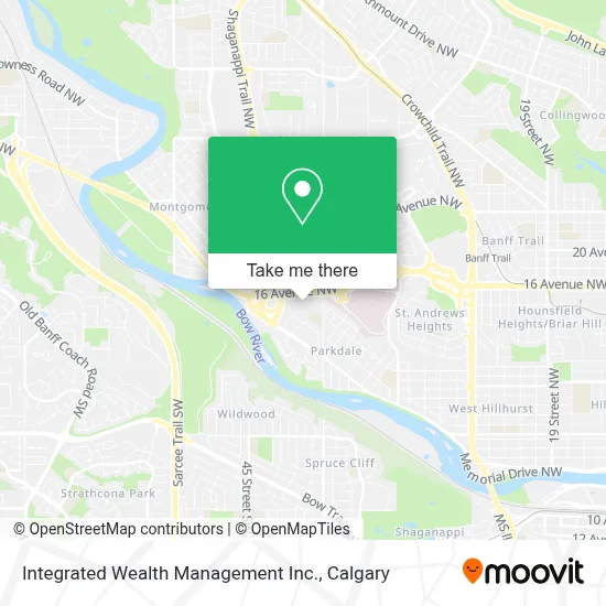 Integrated Wealth Management Inc. map