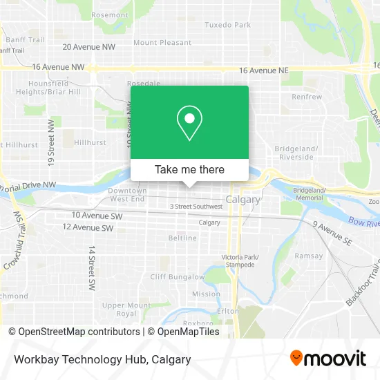 Workbay Technology Hub map