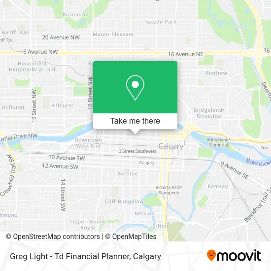 Greg Light - Td Financial Planner map