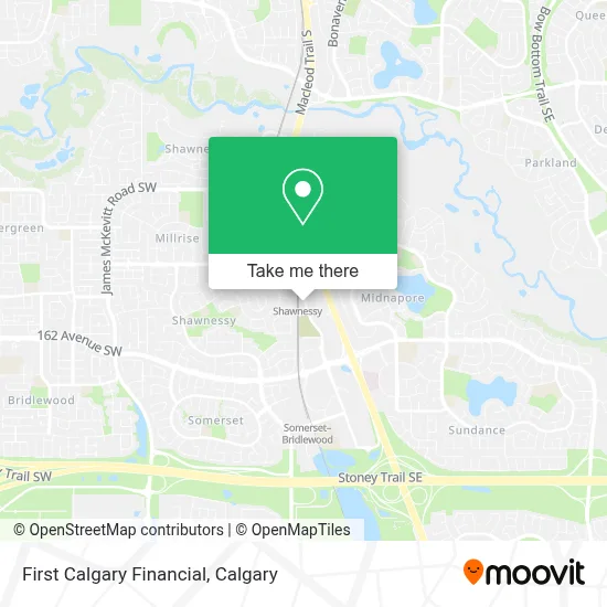 First Calgary Financial map