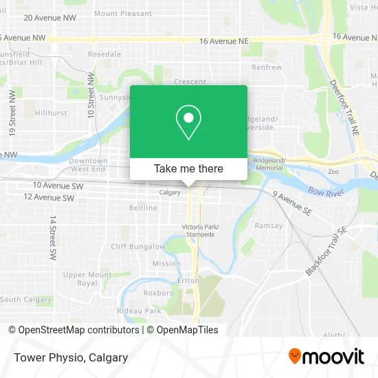 Tower Physio map