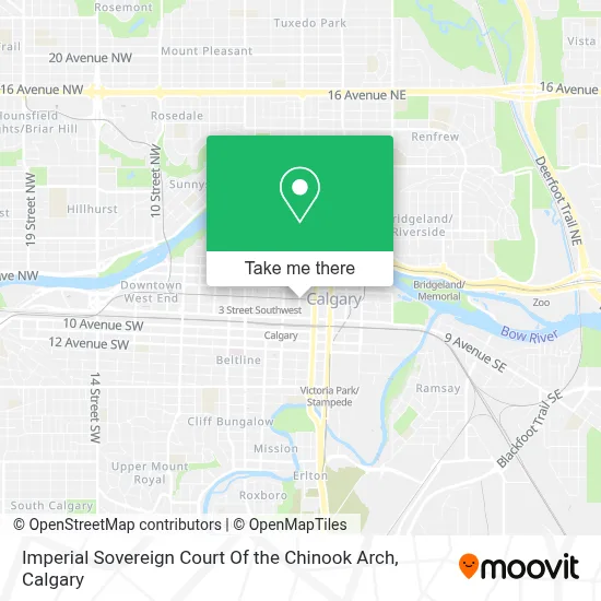 Imperial Sovereign Court Of the Chinook Arch map