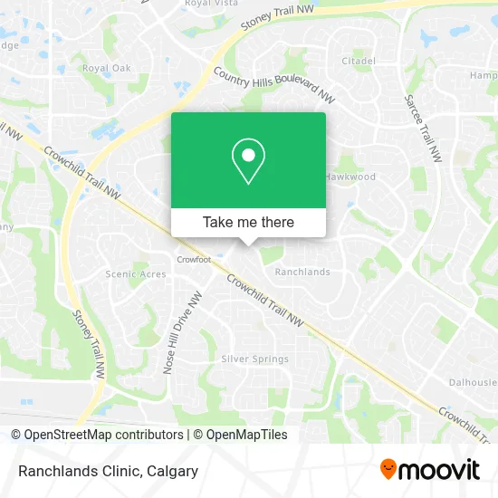 Ranchlands Clinic map
