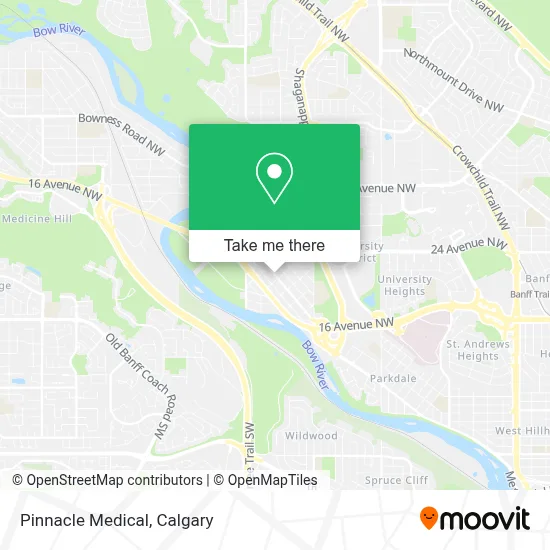Pinnacle Medical map