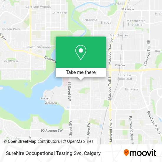 Surehire Occupational Testing Svc map