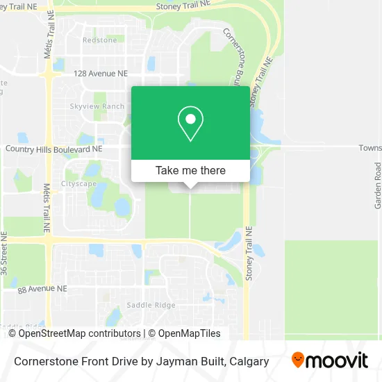 Cornerstone Front Drive by Jayman Built map