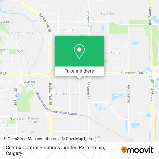 Centrix Control Solutions Limited Partnership map
